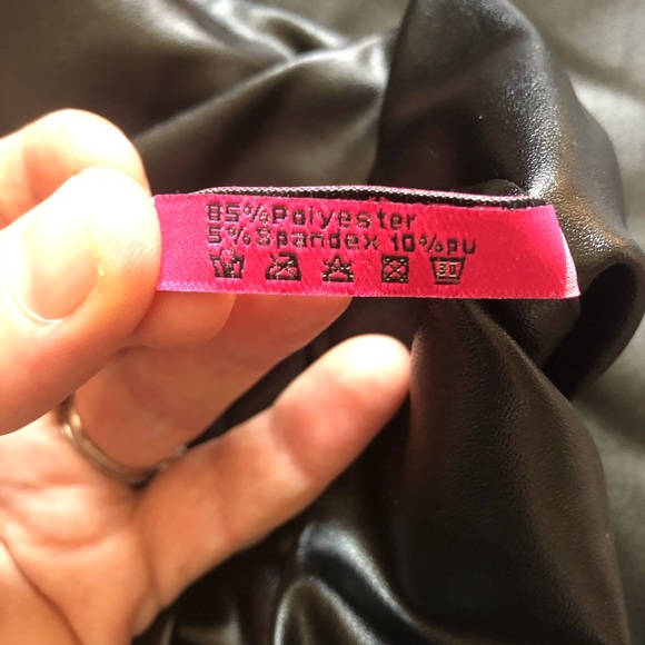 🆕High Waist Faux Leather Leggings Glossy - Picture 10 of 12